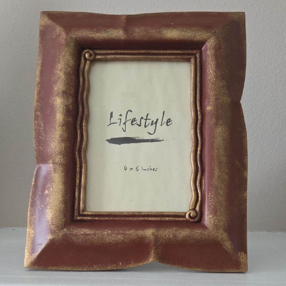 Brown and Gold Picture Frame